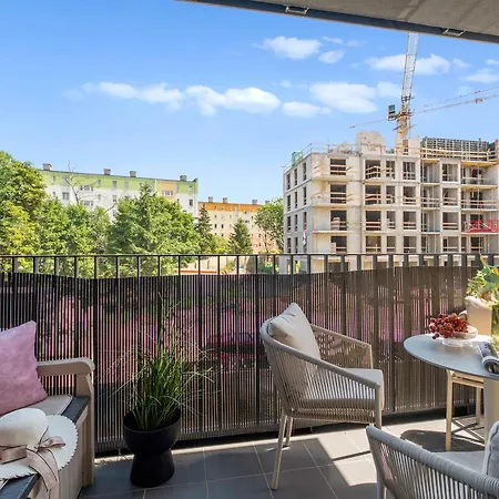 Appartement Faro - Close To The And Park & Parking By Downtown Gdańsk